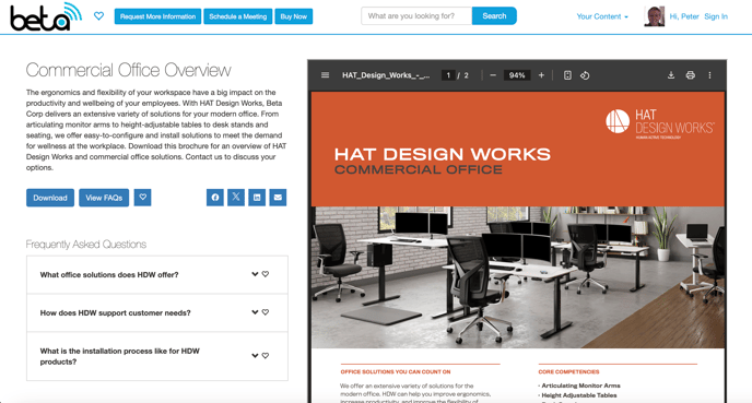 Partner Page with FAQs