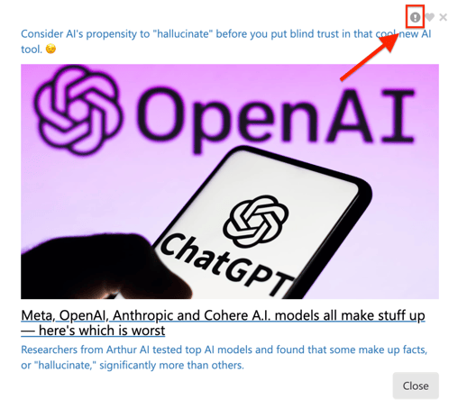  Identify the “!” icon 