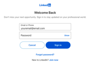 Setting up a LinkedIn Login